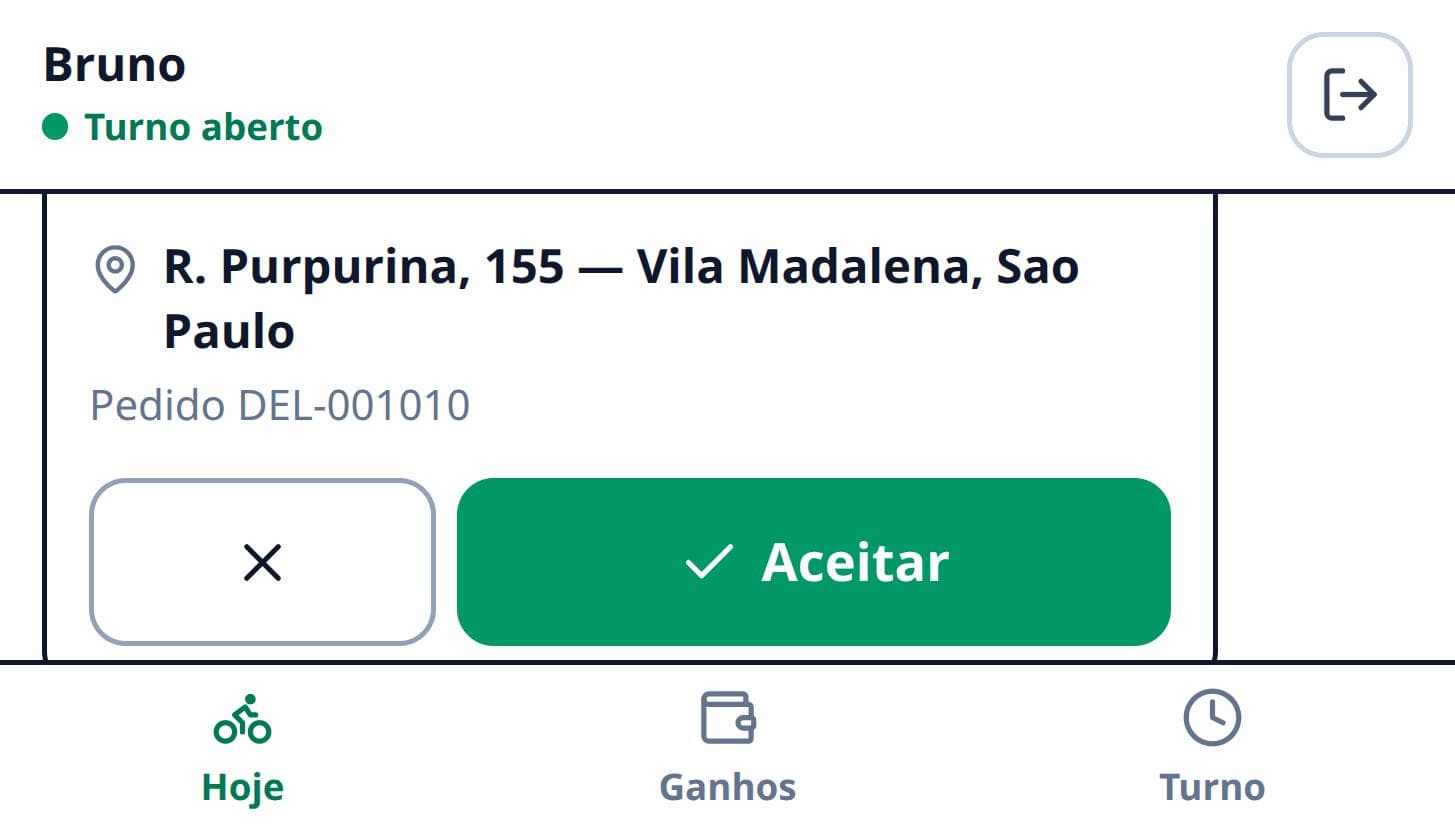 A oferta chega com o valor na frente