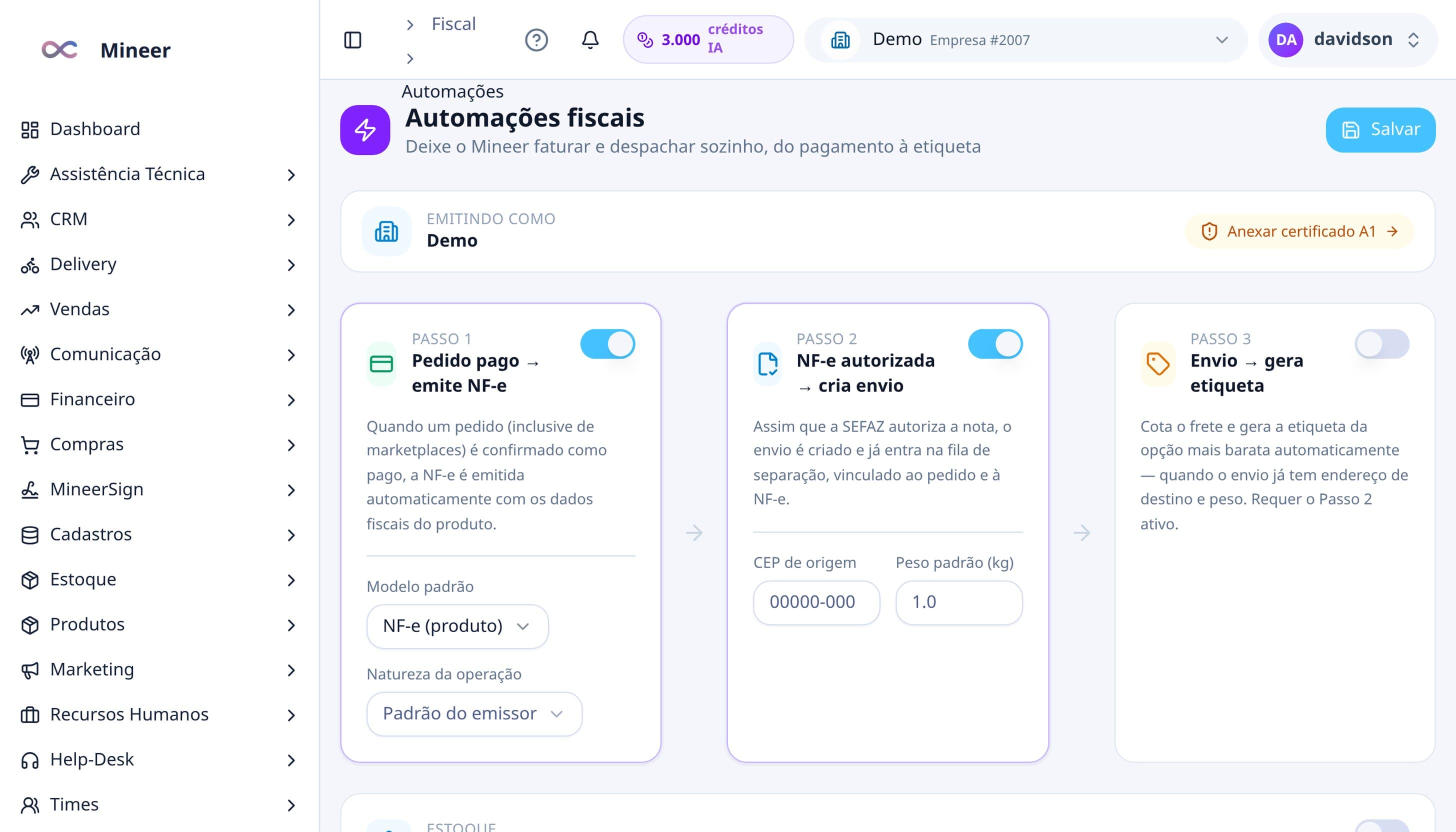Webhooks, providers e a sua chave
